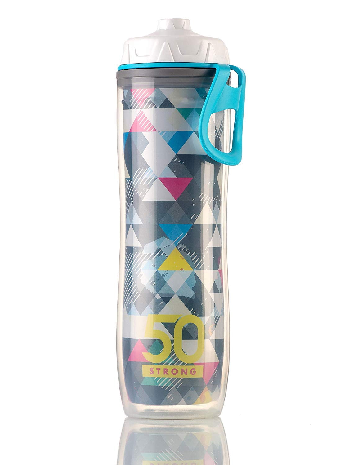 Insulated Bike Water Bottle 24 oz. Sports Bottle With OneWay Valve