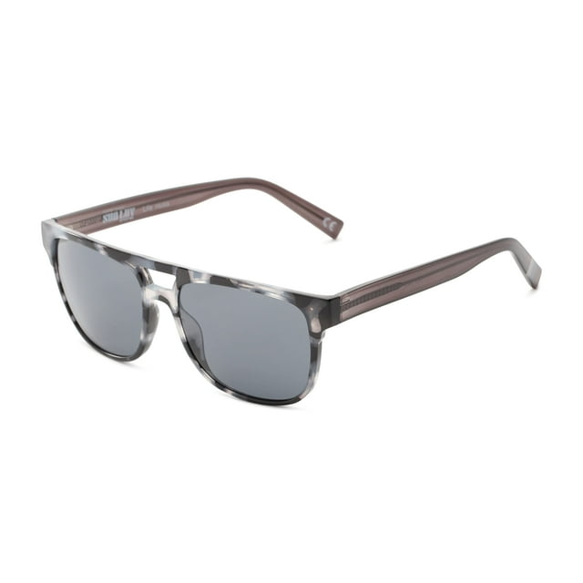 Foster Grant Sun Luv Life Rocks Aviator Sunglasses, Gray Tortoise, 55mm, (10260186.COM)