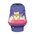 thumbnail image 2 of Haiem Dog Washes in a Bath Baby Nursing Cover & Nursing Poncho - Multi Use Cover for Baby Car Seat Canopy, Stroller Cover, 360°Full Privacy Breastfeeding Coverage, 2 of 9
