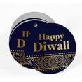 thumbnail image 2 of Inkdotpot Real Gold Foil Happy Diwali Tag Favor Hang Paper Tag 100 Piece, 2 of 6