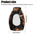 thumbnail image 7 of Uorisanigo Fire Wolf ATV Seat Cover Breathable Four Wheeler Seat Cover for Polaris Sportsman Easy to Install Four Wheeler Compatible with Most ATV Scrambler Foreman Honda Rancher, 7 of 7