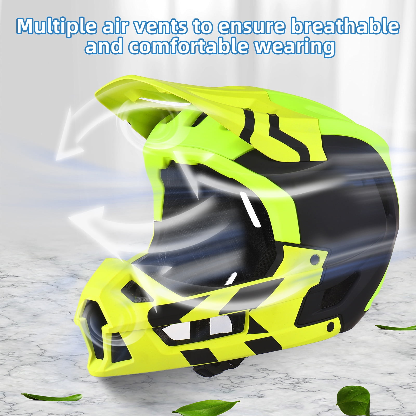Full Face Mountain Bike Helmet Ventilation Lightweight Helmet
