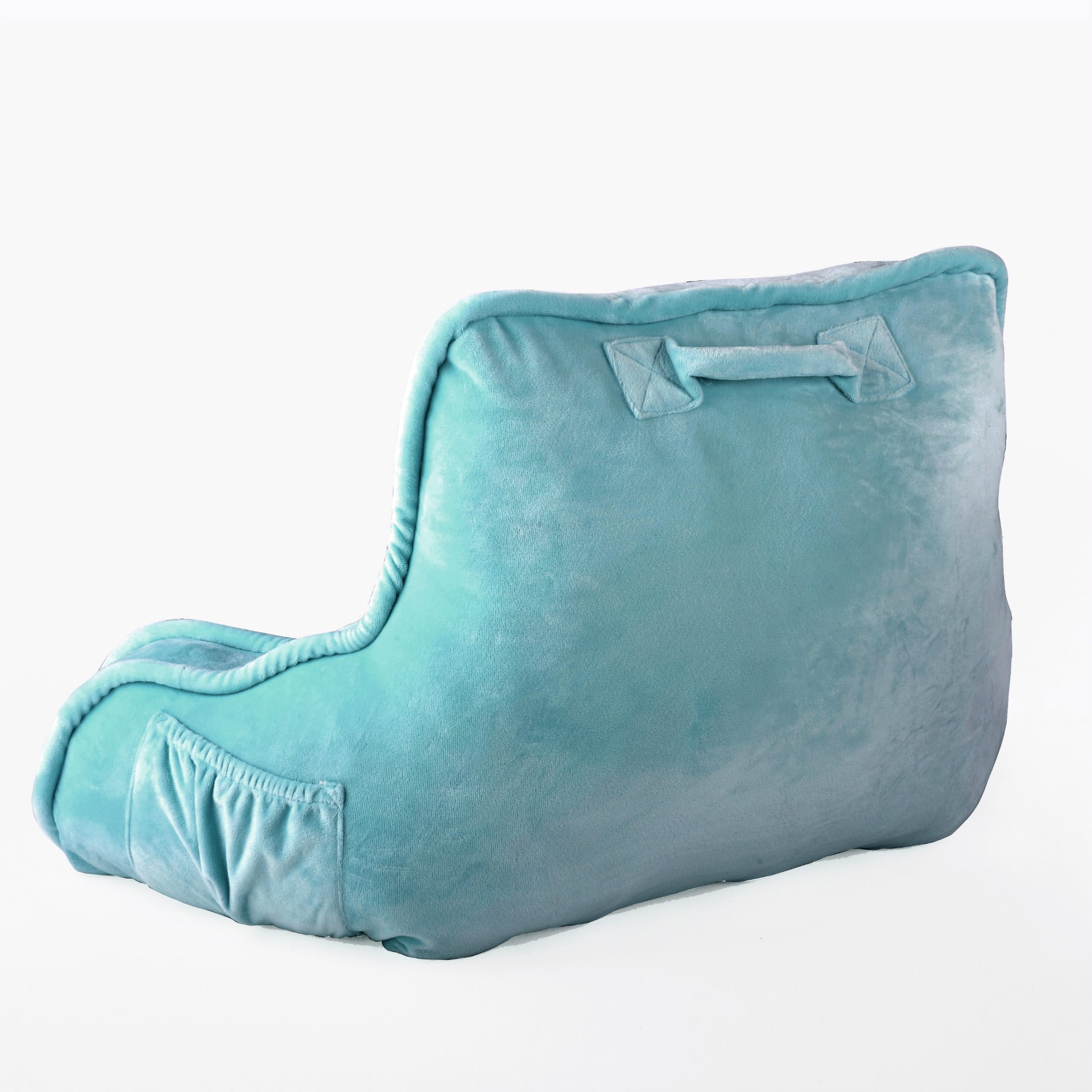 Home Soft Things DO-IT-YOURSELF Super Soft Bedrest Pillow w/ Arms - 20x18x17" - Aqua