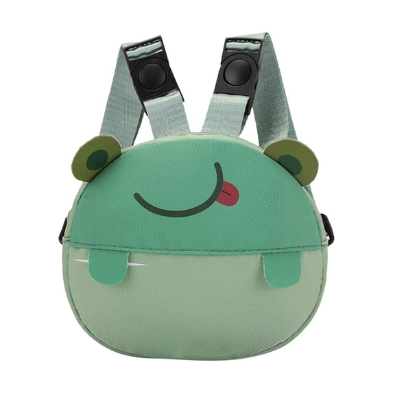 Waterproof Adjustable Dog Backpack Saddle Bag with Leash Ring, Cute Cartoon Bee Frog Chick Design Pet Travel Hiking Bag