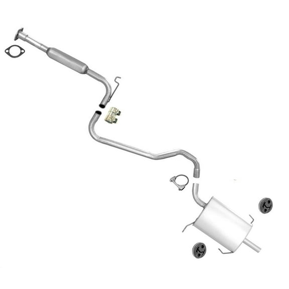 Exhaust System Middle Resonator & Muffler for Nissan Altima 2.4L 2001