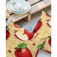 thumbnail image 3 of Outdoor Throw Pillow Cover Red Apples Ladybug on Retro Weave Texture Waterproof Cushion Covers 2 Pack Farmhouse Fruit Pillow Cases Home Decoration for Patio Garden Couch Sofa, 3 of 7