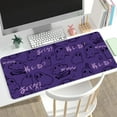thumbnail image 5 of Kugisaki Cute Ghost Mouse Pad Large Desk Mat Non-Slip Rubber Base Stitched Edge Large Extended Desk Protector for Home Office,23.6"x11.8", 5 of 7