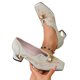 thumbnail image 4 of Cojines Del Dedo Del Pie para Zapatos con Exquisito Dedo Del Pie Bordado Y Acento de Metal Pulido, Tacón de Bloque Bajo de 2 Pulgadas para la Estabilidad, Zapatos de Tacón Bajo de Desgaste Casual Ver, 4 of 9