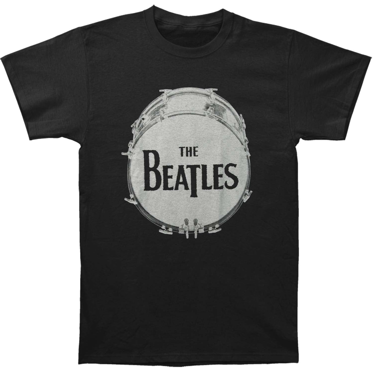 The Beatles Beatles Men's Drum Tshirt XLarge Black