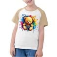 thumbnail image 4 of RXIRUCGD 2025 Vêtements d'Été pour Enfants Tout-Petits Garçons Filles Mode Mignon Col Rond Imprimé Manches Courtes Haut, 4 of 7