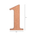 thumbnail image 4 of Little Birdie MDF Number 4" 1/Pkg-1, 4 of 5