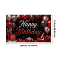 thumbnail image 2 of Decorative Design Birthday Party Banner Colorful Theme Happy Celebration Background for Birthday Party Kids Celebration Event Decoration, 2 of 3