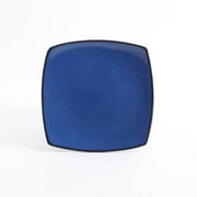 Gibson Home Soho Lounge Square Stoneware 16 Piece Dinnerware Set, Blue