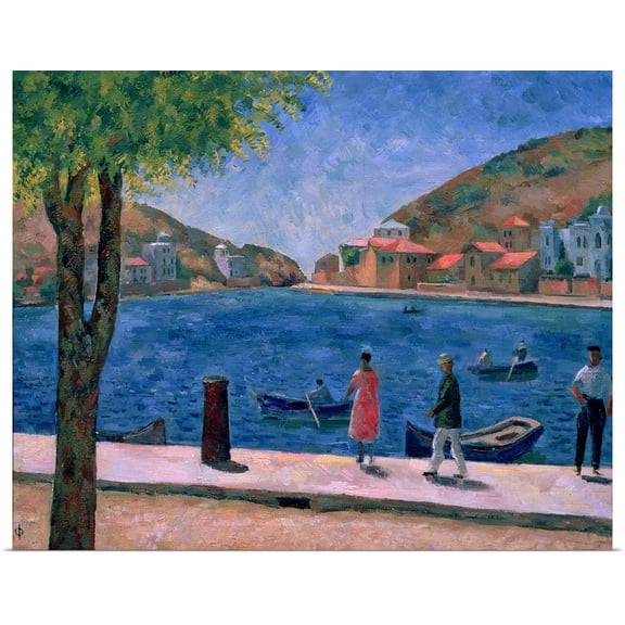 Great BIG Canvas | Rolled Aleksandr (1889-1938) Drevin Poster Print entitled The Bay of Balaklava, 1927