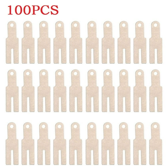 100pcs Y type Nickel Plated Steel Strap Strip Sheets for Battery Pack Spot Weld