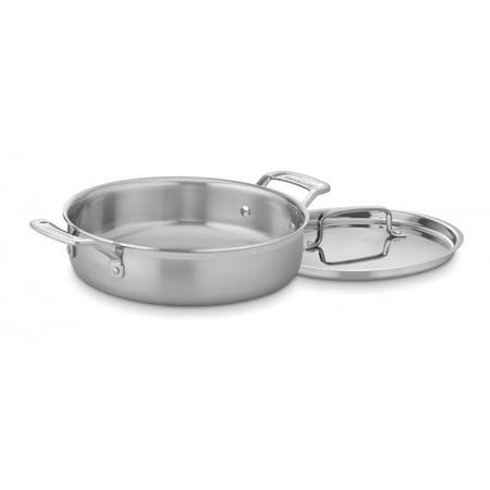 Cuisinart Multiclad Pro Tri-Ply Stainless Steel 3 Qt. Casserole (Best Tri Ply Stainless Steel Cookware)