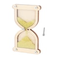 thumbnail image 2 of TISHITA Wooden Hourglass Busy Board Kit Basic Skills Educational Toy Learning Activities Yellow, 2 of 8