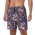 thumbnail image 2 of Balery Snake And Floral Mens Swim Trunks Swim Shorts for Men Quick Dry Inseam Beach Shorts with Compression Liner Pocket-Large, 2 of 9