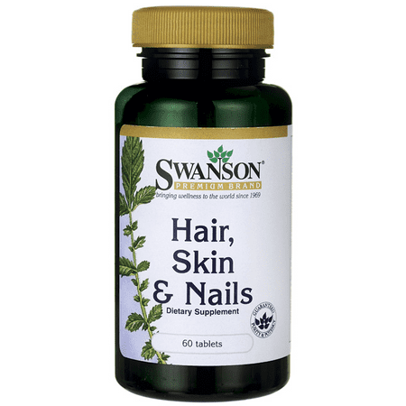 Swanson Hair, Skin & Nails 60 Tabs (Best Hair Skin And Nails Product)