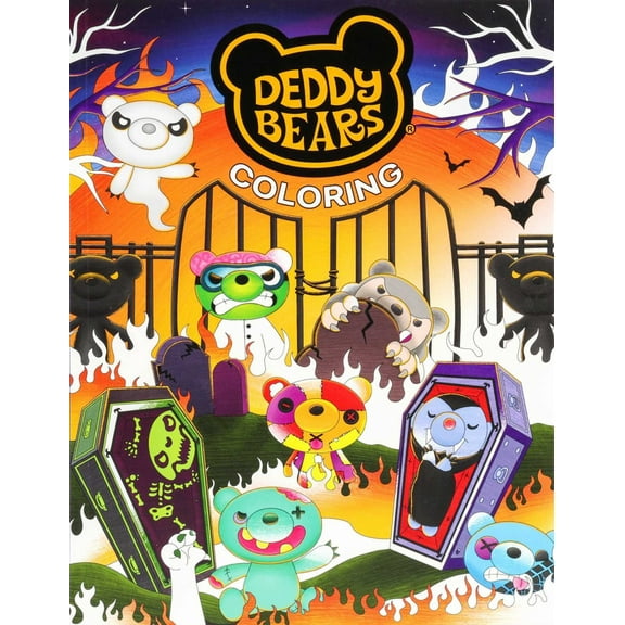 Deddy Bears Coloring, 64 pages (Paperback)
