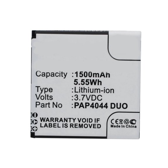 Batteries N Accessories BNA-WB-L3552 Cell Phone Battery - Li-Ion, 3.7V, 1500 mAh, Ultra High Capacity Battery - Replacement for Prestigio PAP4044DUO Battery