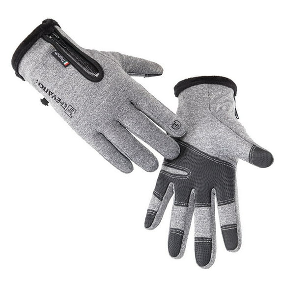 ZFYXGS Winter Gloves Waterproof Insulated for Men and Women, Riding Gloves Skiing And Velvet Motorcycle Fleece To Keep Warm Fitnes