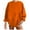 Orange, variant on Hoodies for Women Women Fashion Solid Crewneck Loose Sweatshirt Casual Long Sleeve Pullover Tops Juniors Two Piece Outfit Sweatshirt Boy Athletic Jacket with Hood Jacket with Hoodie Hoodie Open Gray M
