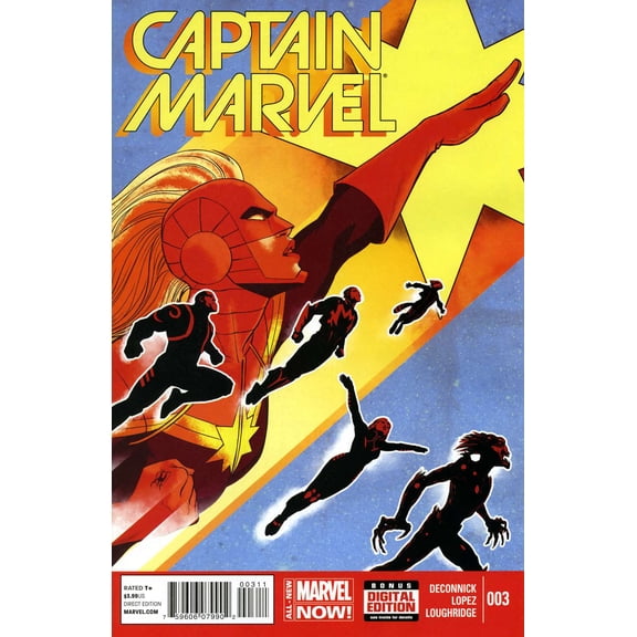 Captain Marvel (9th Series) #3 VF ; Marvel Comic Book