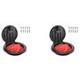 thumbnail image 1 of 2X Kit de Placa de Cubierta de 6 Pulgadas Escotilla de Cubierta de Kayak con Bolsa de Almacenamiento Negro, 1 of 6