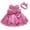 Pink, variant on 0-6T Toddler Baby Girl Easter Dresses Flower Girl Dress Embroidered Tutu Evening Gown Lace Dresses with Headwear Yellow, 3-4 Years