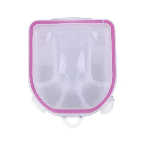 Professional Nail Soaking Bowl Durable Hand Bowl for Home Use Nails Spa Salon Pink
