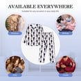 thumbnail image 7 of Bingfone Men's Pajama Set 2 Piece Loungewear PJs, Long Sleeve with Pajama Pants-Seahorses and Hearts, 7 of 7