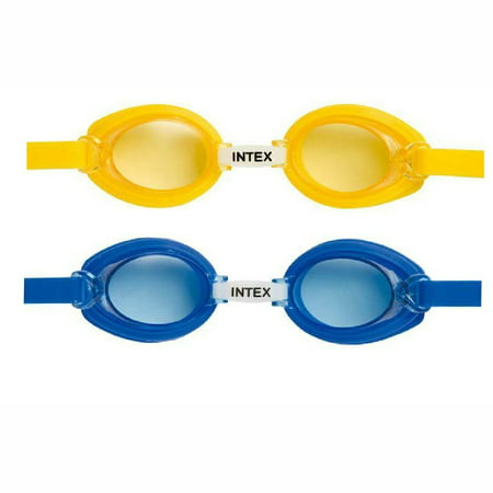 Entry Level Clear View Adjustable Swimming Goggles, Assorted Color, INTEX quality goggles Assorted Color By