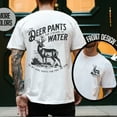 thumbnail image 3 of "Deer Pants for Streams" Psalm 42:1 T-Shirt – Rustic Faith Tee with Nature Design, 3 of 6