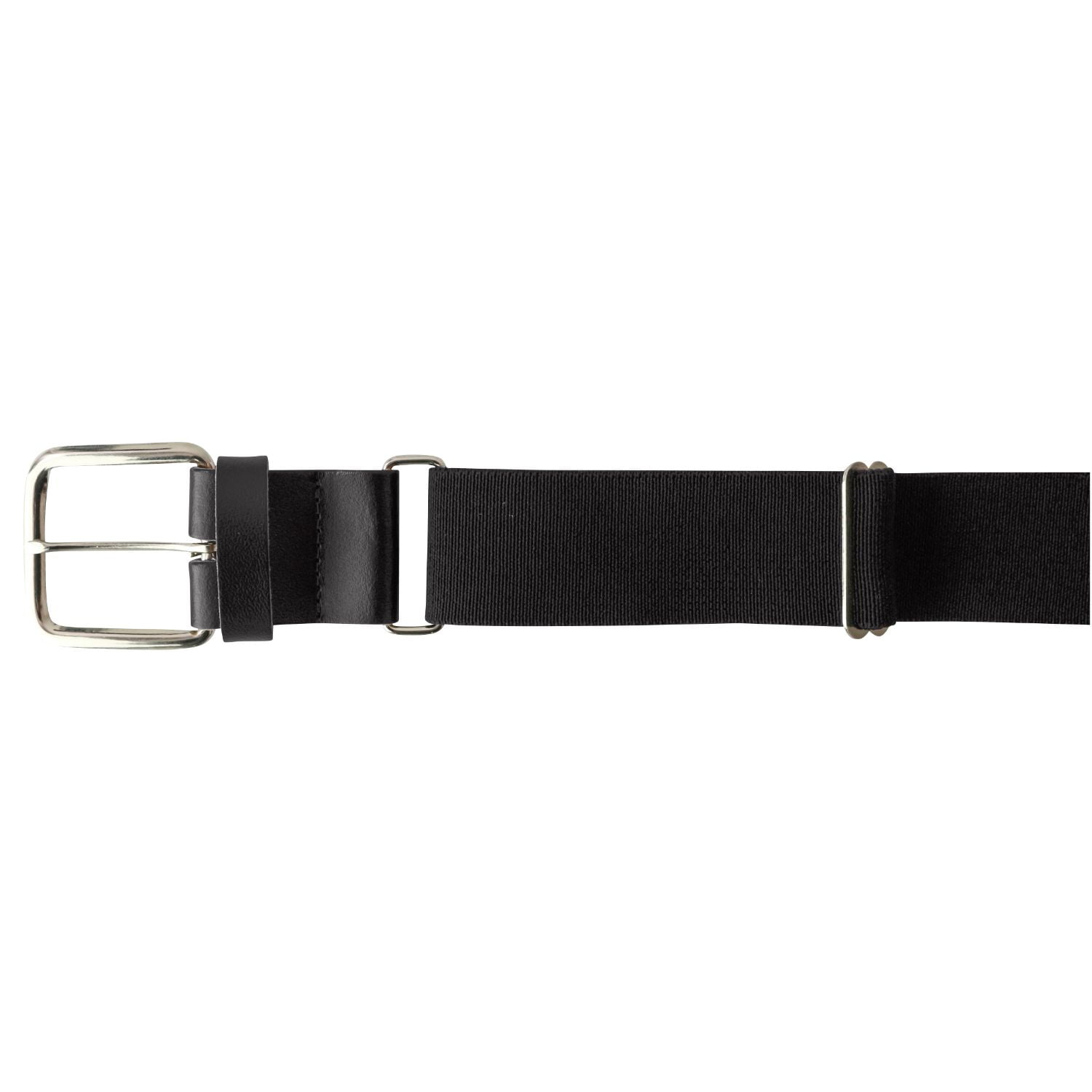 Black, 28-52-Inch Champro Elastic Baseball Belt with 1.5-Inch Synthetic Tab