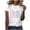 White, variant on Zedker Easter Shirts for Women Happy Easter Day Tee Cute Bunny Rabbit Tshirt Floral Flower Casual Short Sleeve Tops Black L