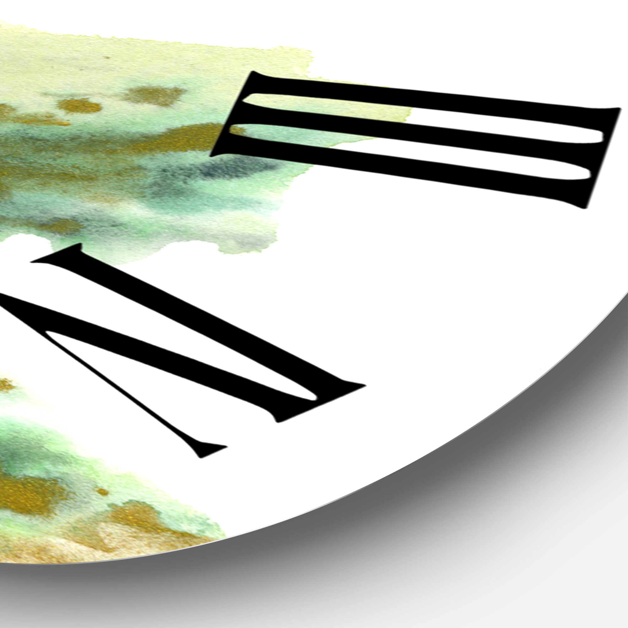 Designart 1 in Quartz Modern/Contemporary Wall Clock