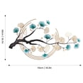 thumbnail image 2 of Wall-Mounted Sculpture Hanging 3D Ginkgo Tree Leaf Metal Sculpture Green+Gold 43.3*26.7inch for Living Rooms, Bedrooms, 2 of 12