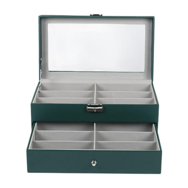 Estuche para gafas Yuyangstore organizador de almacenamiento de gafas de sol verde 12 pares