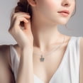 thumbnail image 3 of NINGAN S925 Vintage Floral Butterfly Dangle Charm for Women Moment Bracelet Necklace Pendant, 3 of 6