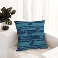 thumbnail image 6 of Pofeuu Turtles and Waves Print Double-sided plush pillowcase Square Throw Pillow Covers Pillows Cover for Living Room Bedroom Sofa Couch Cushion Cover（No pillow core）-18"x18", 6 of 7