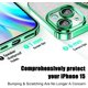thumbnail image 5 of Funda magnética con purpurina para iPhone 15, compatible con MagSafe, protección total, delgada, a prueba de golpes y arañazos, con protector de lente de cámara y red antipolvo, 5 of 8
