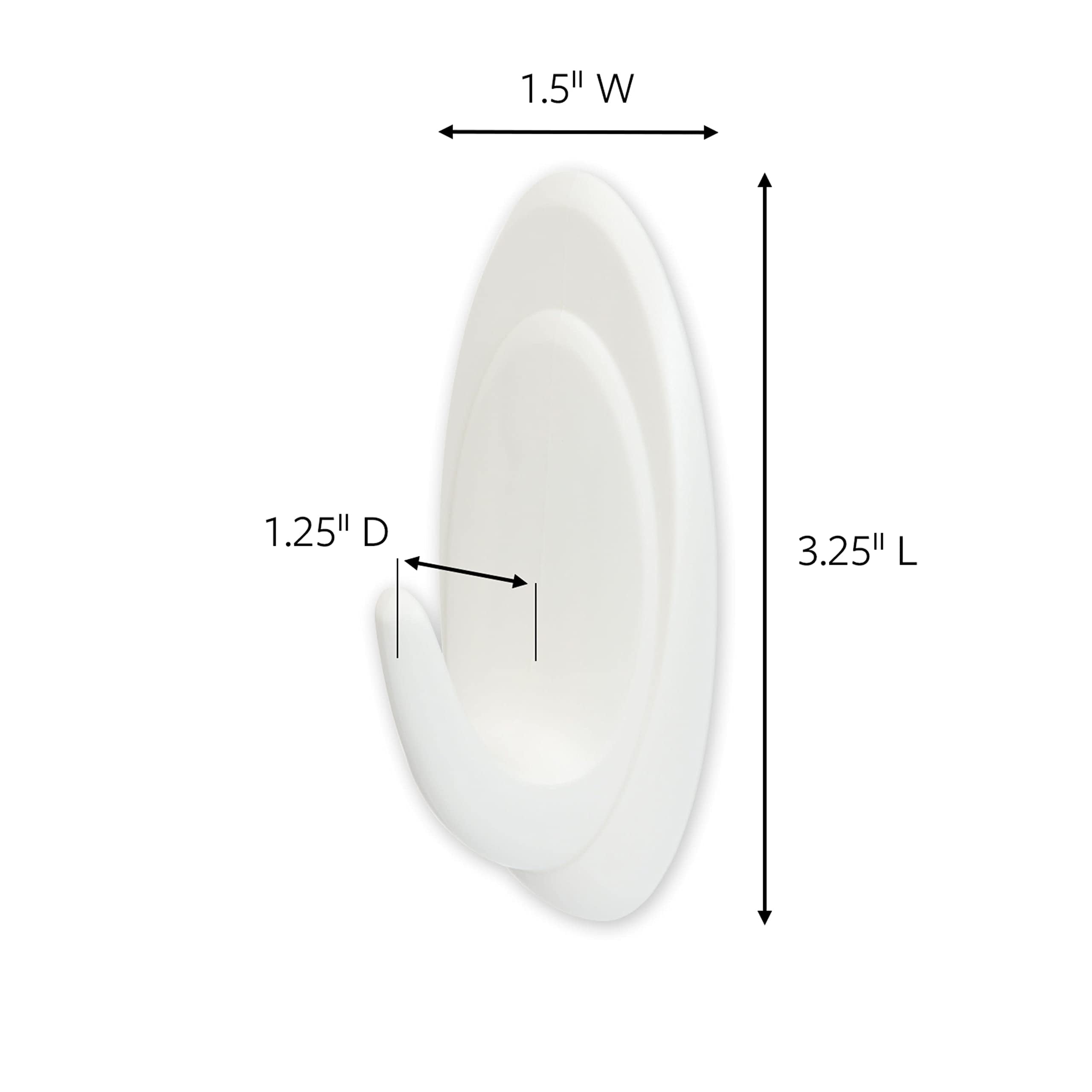 Command White Terrace Hook (Pack of 24)