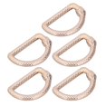 thumbnail image 4 of D Rings, High Durability Exquisite Texture Zinc Alloy Small D Rings  For Bag For Luggage For Backpack Gold,Silver,Gray,Bronze, 4 of 8