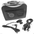 thumbnail image 4 of Convertisseur de Signal USB, Lecteur de Cassette MP3, Baladeur Stéréo, Connexion Directe, Clé USB, Toncean Noir, 4 of 4
