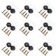 thumbnail image 1 of Funda protectora para patas de muebles, alfombrilla para el suelo, pinzas para patas de silla, deslizador de PVC, 100 unidades, 1 of 6