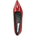 thumbnail image 4 of Franco Sarto Women's Kalsa Kitten Heel Pump Crimson Red Glossy 10W, 4 of 5