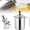 B*800ml, variant on 13oz / 400ml Stainless Steel Manual Milk Frother, Hand Pump Coffee Frother with Filter for Cappuccino, Latte, Hot Chocolate, Portable 17*9cm