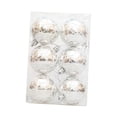 thumbnail image 2 of Adornos de Bolas de Navidad perfecl 6 Piezas Plata, 2 of 8