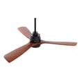thumbnail image 2 of Ventilador De Techo 52" Luz LED 18W Biena Negro-Nogal negro, 2 of 6